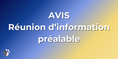 Avis - Réunion d'information préalable - Demande de permis d'environnement